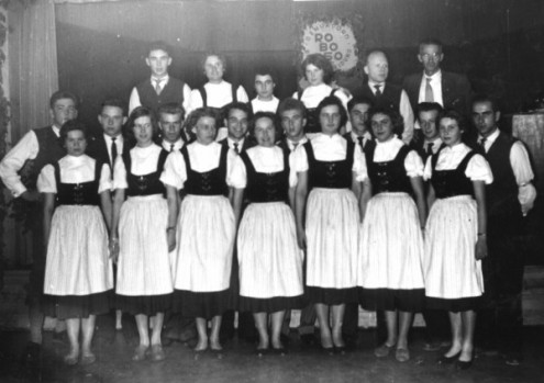 Tanzgruppe 1955